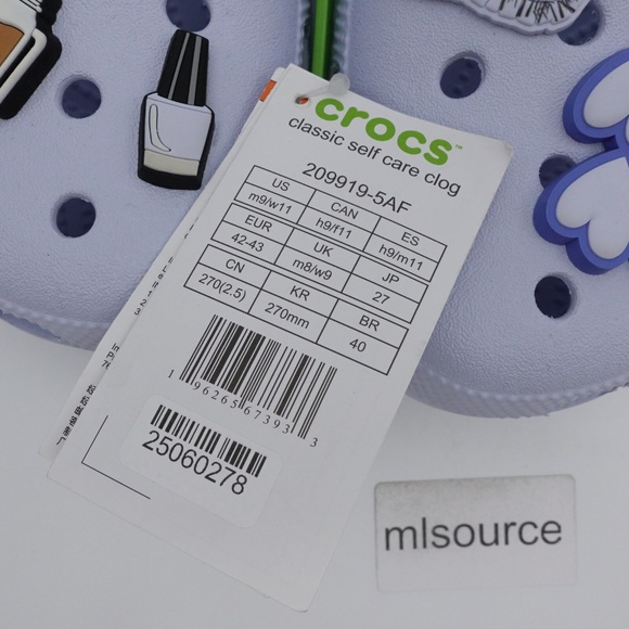 NEW Crocs Classic Clogs Self Care 209919-5AF Dreamscape - Picture 5 of 7
